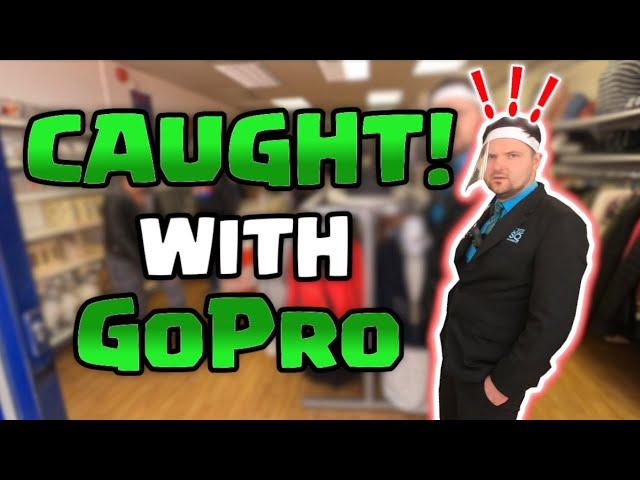 CAUGHT Filming By MALL COP While Charity Shop Hunting!