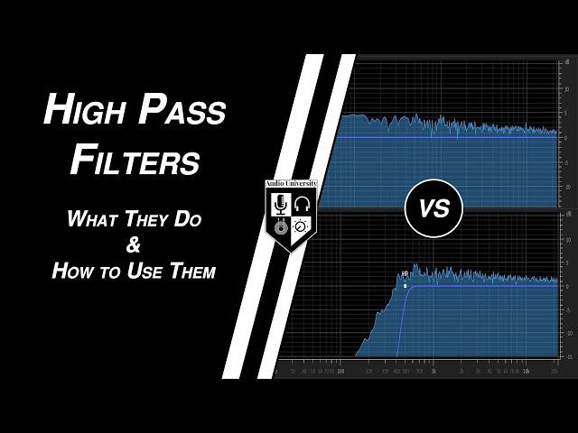 High Pass Filters: THE MOST COMMON TOOL IN AUDIO PRODUCTION