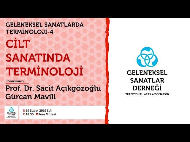 Cilt Sanatında Terminoloji -  Geleneksel Sanatlar Derneği