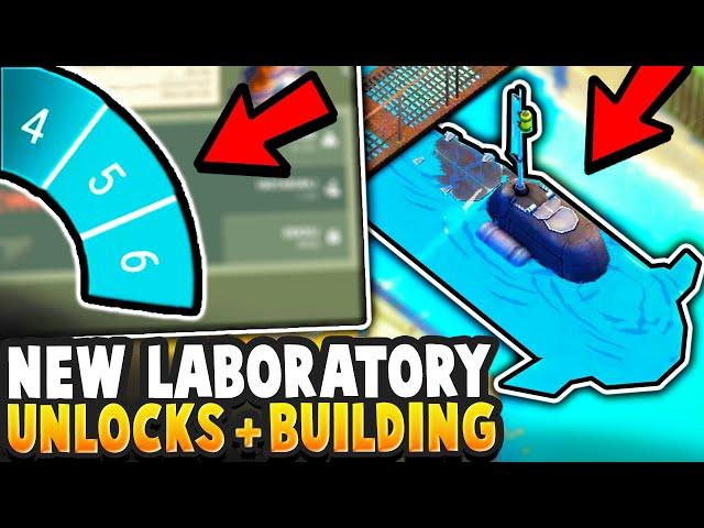 NEW LABORATORY UNLOCKS + BUILDING (Submarine in Act 3...) in Last Day on Earth Survival