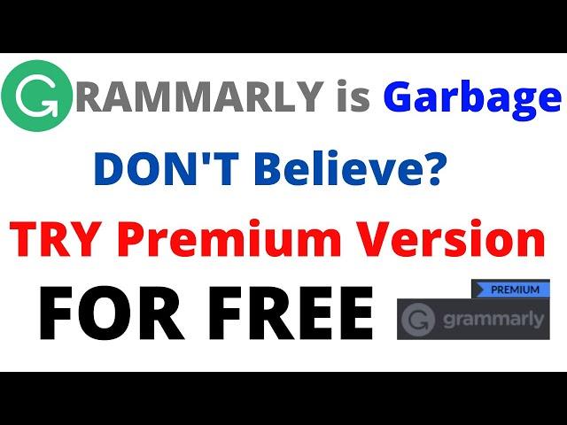 Grammarly Premium Review 2023 |  With Grammarly Premium FREE TRIAL | DON'T BUY BEFORE YOU TRY