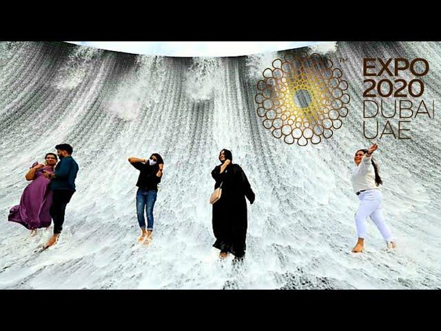 [4K] The Most Magical Attraction at DUBAI EXPO 2020! The Fire-Spitting WATER FEATURE!