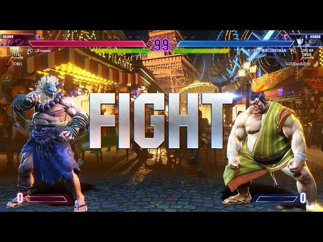 Street Fighter 6  I remember (Akuma) Vs CURRYMAN (Rank #2 E.Honda)  Ranked Matches!