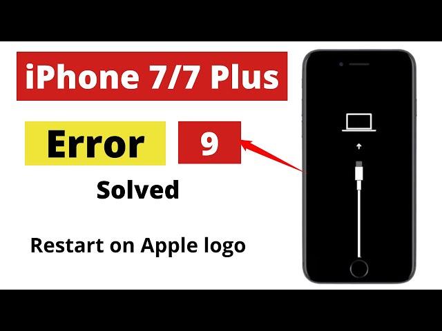 Fix iPhone 7/7plus error 9 during restore!iPhone bootlooping while restore solved.