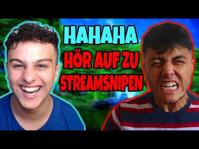 ich STREAMSNIPE imNatiz mit RECON EXPERT und er RASTET AUS mit GHOUL TROOPER in Fortnite!