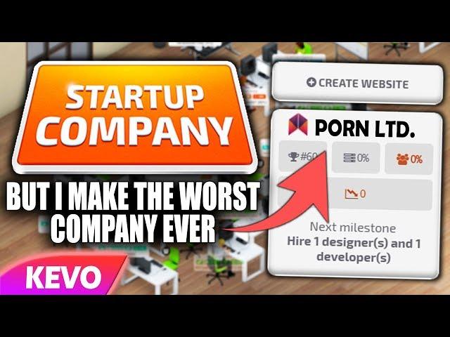 Startup Company but I make the worst company ever