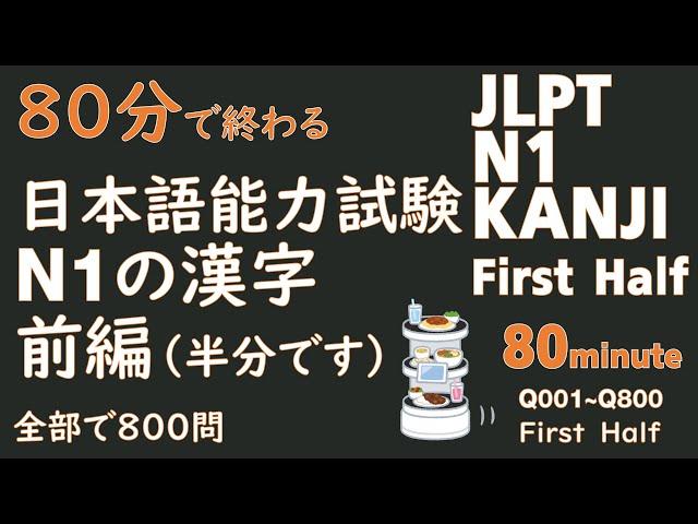 【半分です】 JLPT N1 Kanji 日本語能力試験 N1 漢字 半分まとめました