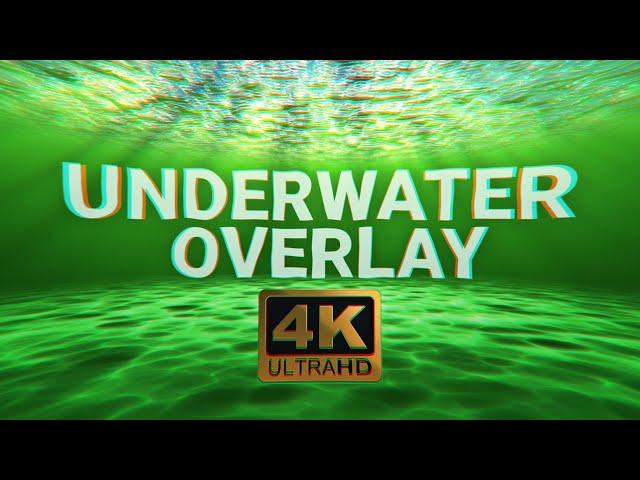 Free Underwater Green Screen Overlay | Underwater Effects 4K