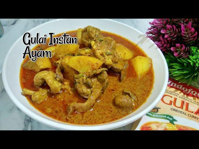 RESEP GULAI AYAM INSTAN PALING ENAK || Bumbu Instan Indofood