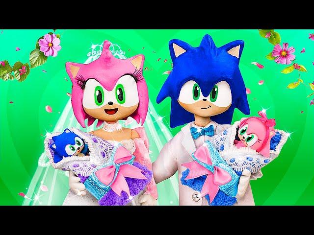 Sonic and Amy Rose Growing Up / 30 LOL Surprise DIYs