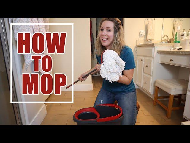 How to Mop (Tips for Mopping the Floor)