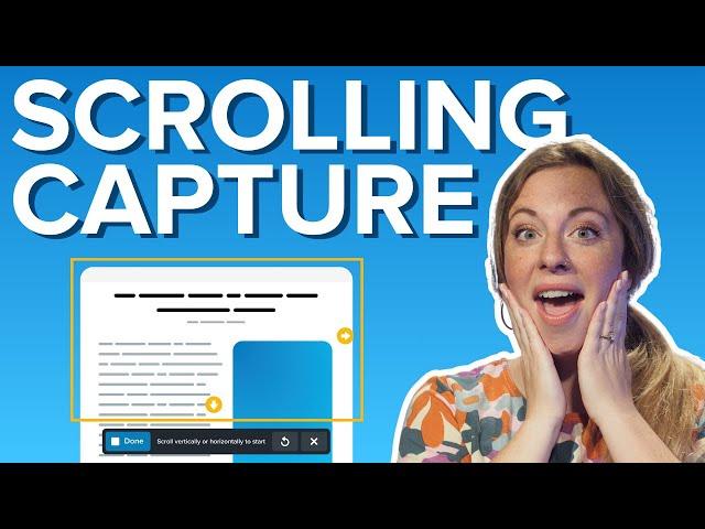 How to Easily Take a Scrolling Screenshot