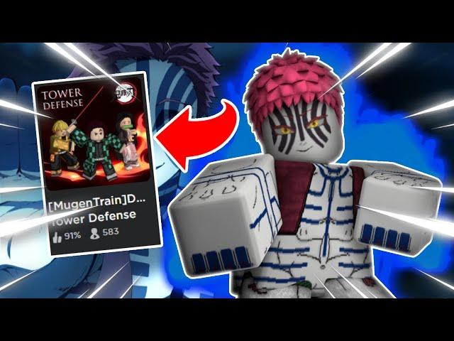 NEW MUGEN TRAIN MISSION IN DEMON TOWER DEFENSE! | Demon Tower Defense