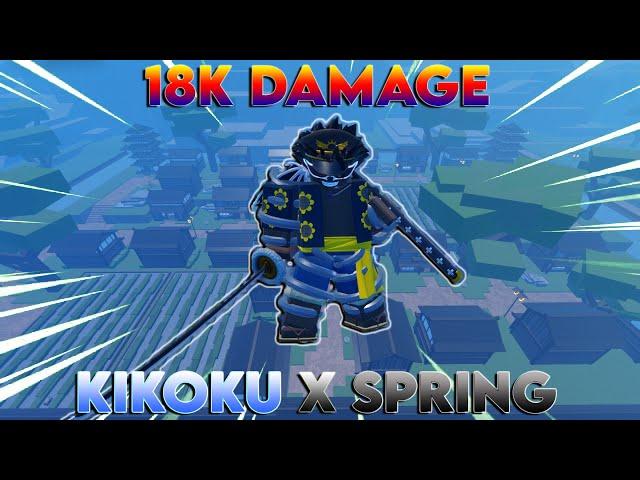 [GPO] KIKOKU X SPRING THIS BUILD IS INSANE!!! 18K DAMAGE GAME