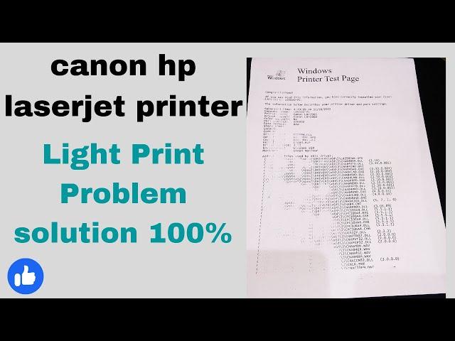 12a cartridge light print problem | 12a cartridge black print | canon hp light print solution