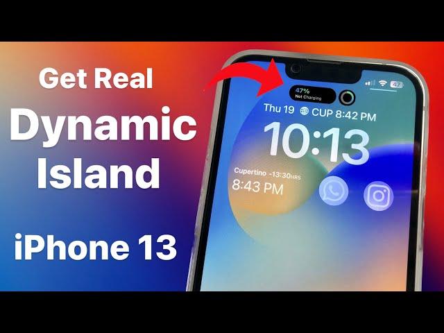 How to get Real Dynamic Island on iPhone 13