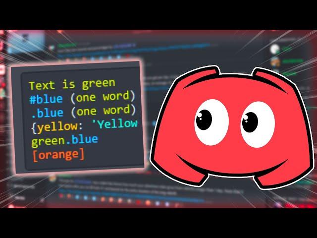 How to write special text in discord!