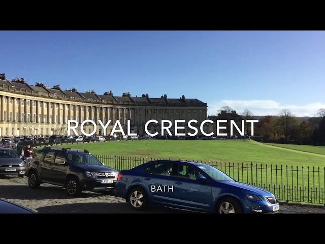 The Royal Crescent and Catharine Place, Bath | As seen in Bridgerton