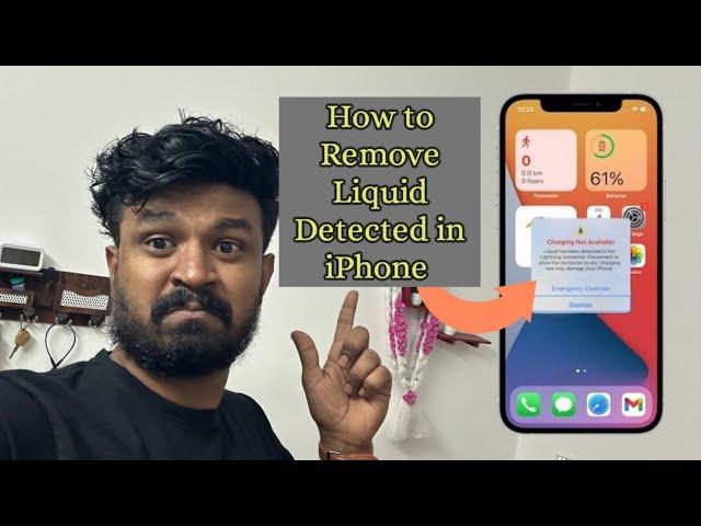 #iphoneliquiddetected #chargingnotavilable How to Remove liquid detection iPhone | How to dry iphone