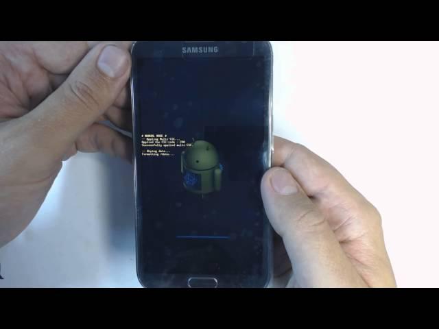 Samsung Galaxy Note 2 N7100 hard reset