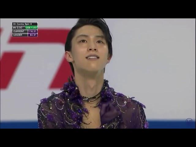 Yuzuru Hanyu - FS Origin (Art on Ice) - Skate Canada 2019