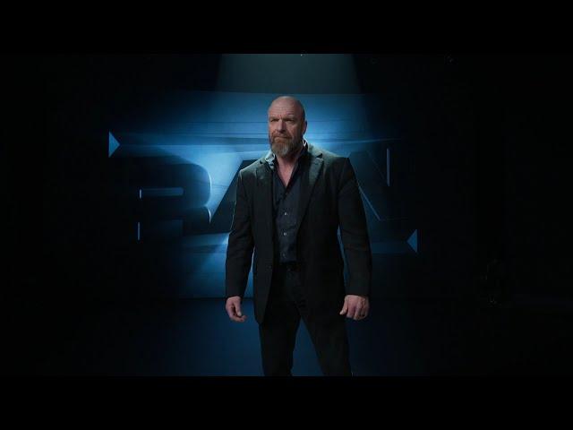 Triple H reveals the new logo for Raw on Netflix