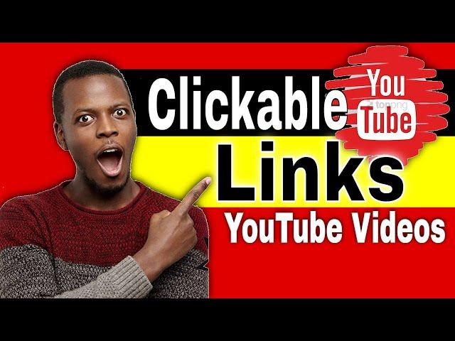 How to Add Clickable Links to your YouTube Video on Android 2022