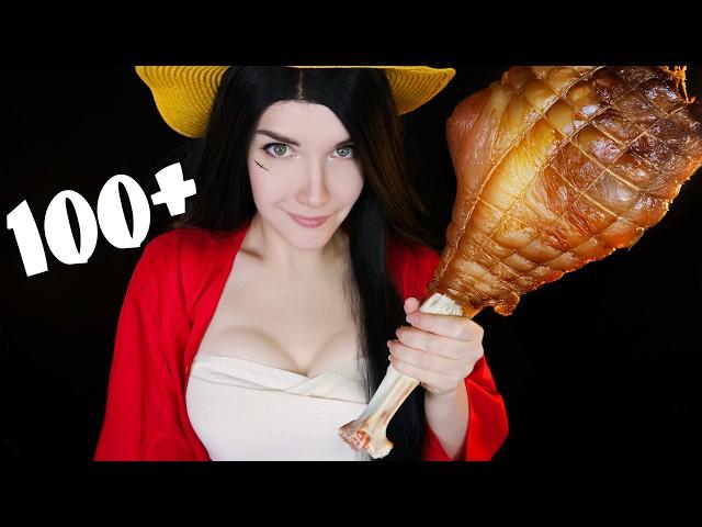 ASMR   100+ TRIGGERS FOOD  [ Eating / Mukbang ]