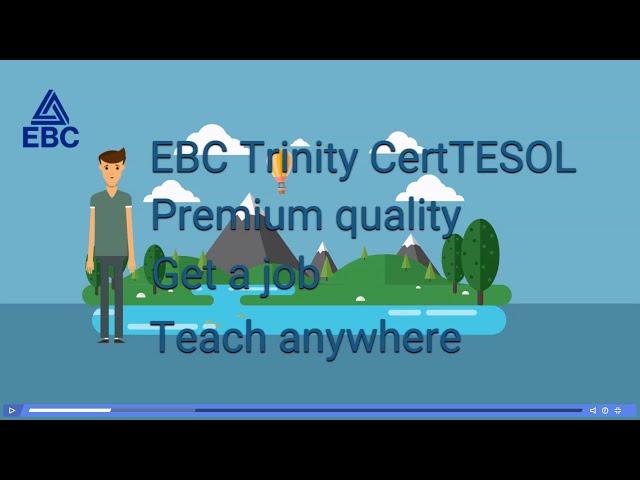 EBC Trinity CertTESOL online and classroom