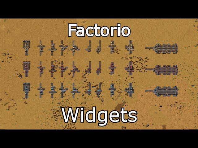 Factorio - Widgets