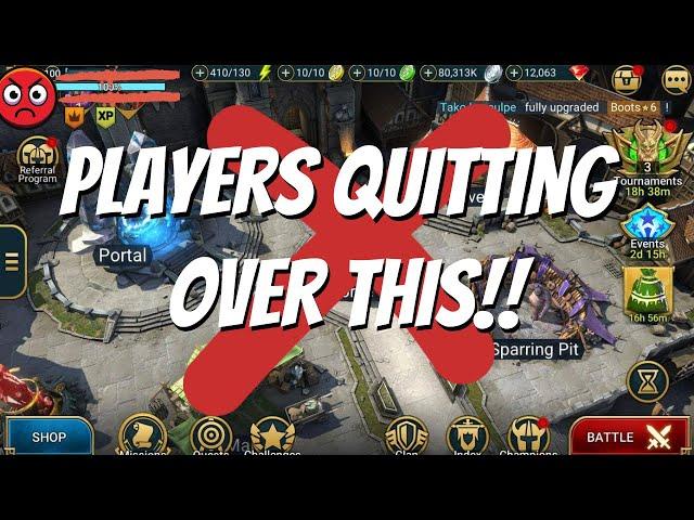 What can we do about all these players quitting!? Raid: Shadow Legends