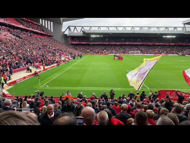 WE’RE BACK  ANFIELD SINGS YNWA FOR FIRST TIME IN 16 MONTHS V ATHLETICO CLUB