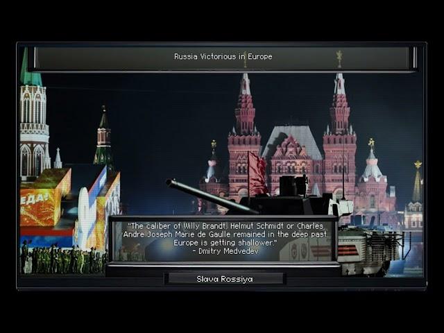 HOI4 The Fire Rises Mod Superevent: "Russia victorious in Europe" without URA with american accent.