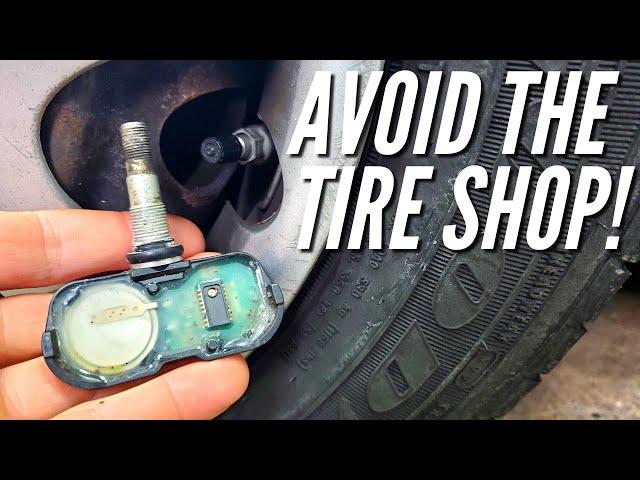 How To Replace TPMS (Tire Pressure Monitoring System) Sensors Without A Tire Machine.