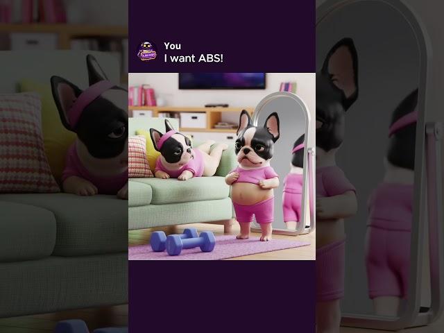 I WANT ABS!! (Animals Ai Edition) #ai #funny #memes