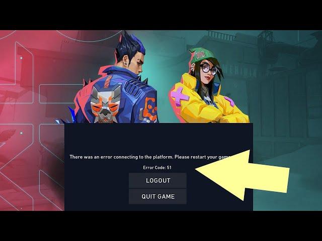 THERE WAS AN ERROR CONNECTING TO THE PLATFORM VALORANT FIX | Fix ANY error code in Valorant!