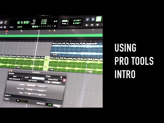 Getting Started with Pro Tools Intro