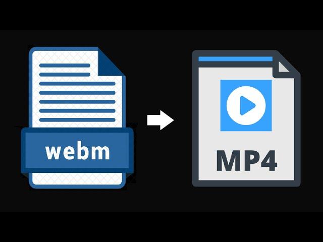 Convert WEBM to MP4 Files (FREE)!