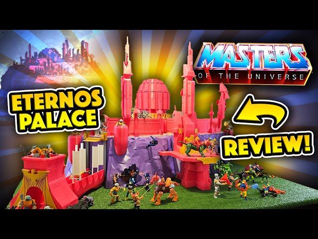 Massive Motu Origins Filmation Eternos Palace REVIEW! WORLD'S LARGEST Origins Playset!