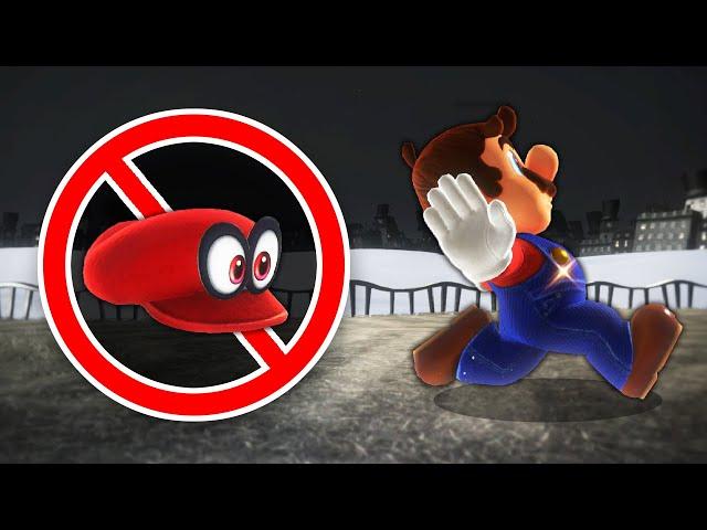 Mario Odyssey BUT I die if I touch Cappy