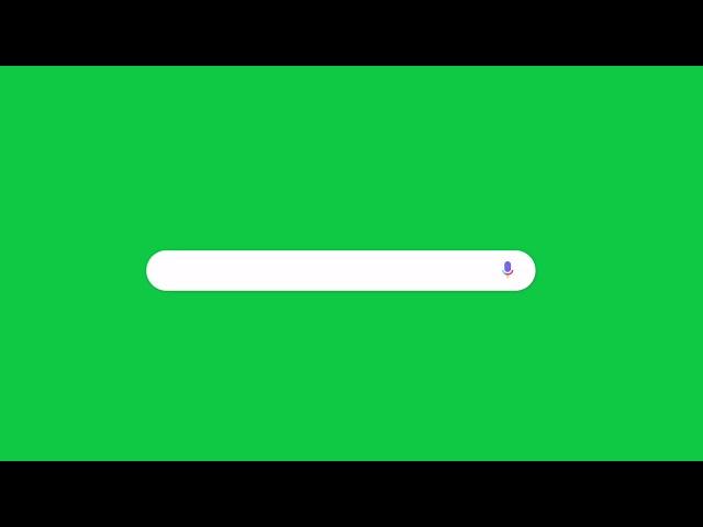 Google Search Bar Green Screen 2021 | Google Search Bar Graphic Animation | Copyright Free