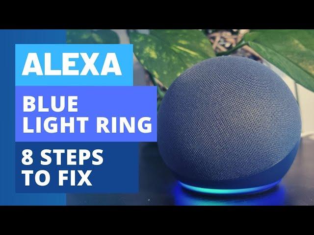 8 Steps to Fix the Alexa Blue Spinning Light Ring