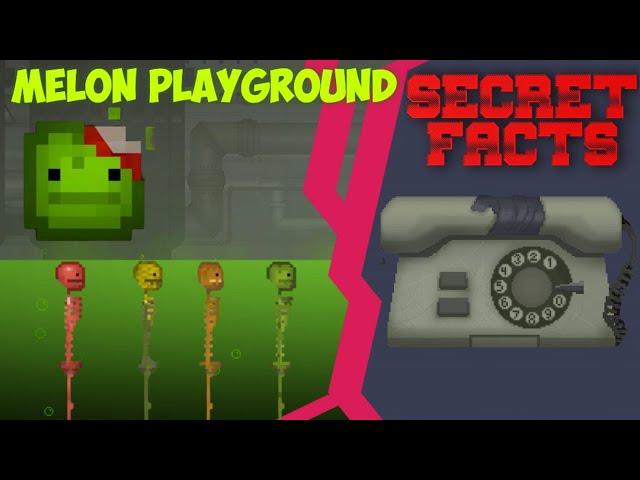 MELON PLAYGROUND SECRET FACTS 23.0 NEW UPDATES  | MELON PLAYGROUND