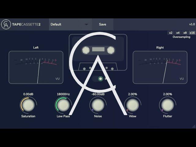 Tape Cassette 2 | Wonderful & Warm Emulation Plugin | VST3, AU, AAX, AUv3