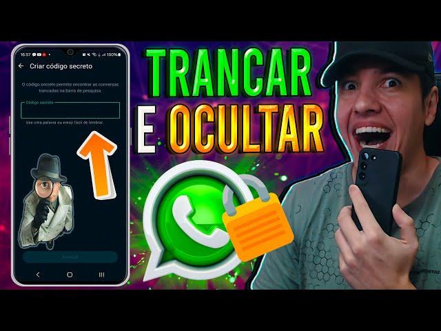 Como TRANCAR e OCULTAR CONVERSAS no WhatsApp 2024 - NOVA FUNÇÃO