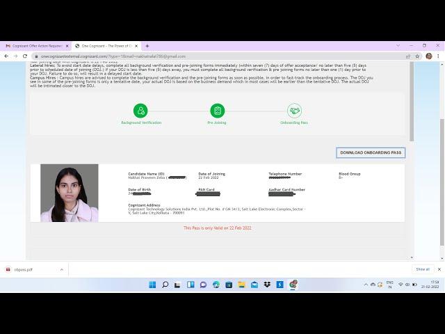 Onboarding Pass received finally!| Process after OB Pass| Programmer Trainee| Cognizant