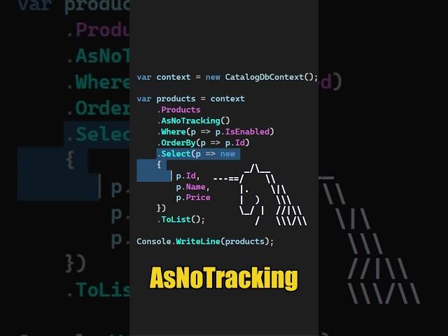 Entity Framework AsNoTracking Does Nothing In This Case #shorts