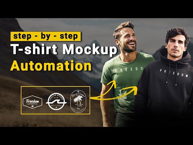 Streamline Your T-Shirt Mockup Workflow | Step-by-Step Automation Tutorial