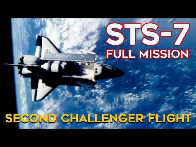 STS-7 Second Challenger Flight - 1983, Shuttle Launch, Landing, Historical Footage, Sally Ride, NASA