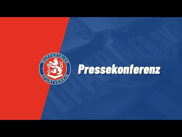 Pressekonferenz vor Wuppertaler SV - 1.FC Düren | Regionalliga 23/24